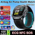 2025 New Airbag Smart Watch men True Blood Pressure air Pump Uric Acid Blood Lipids health watch Bluetooth call watch waterproof - HONORABLE VETERANS SOLUTIONS