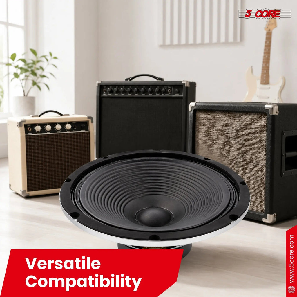 5 Core 10 Inch Guitar Speaker 60W Replacement 16 Ohm Amplifier Driver - HONORABLE VETERANS SOLUTIONS