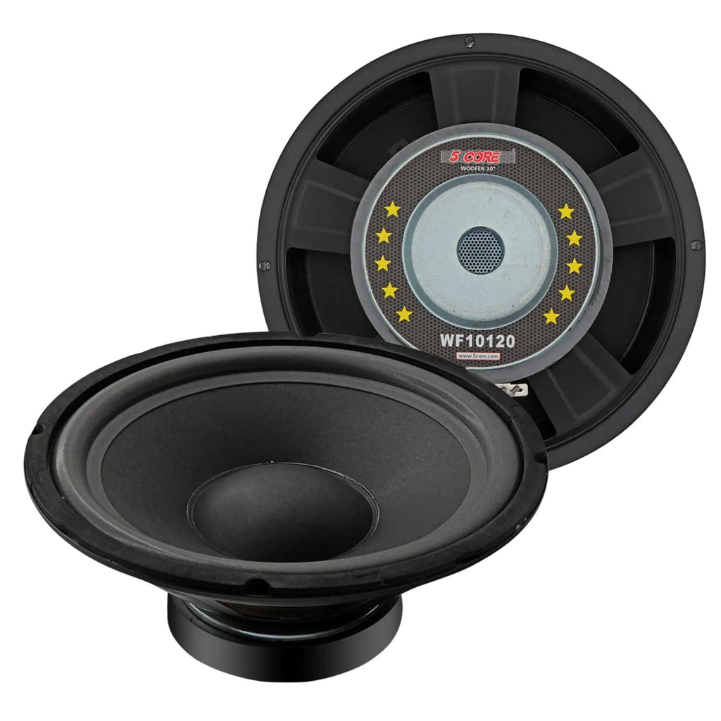 5 Core 10 Inch Guitar Speaker Replacement 600W 8 Ohm Low Distortion for Electric Guitar Amp Cabinet - HONORABLE VETERANS SOLUTIONS