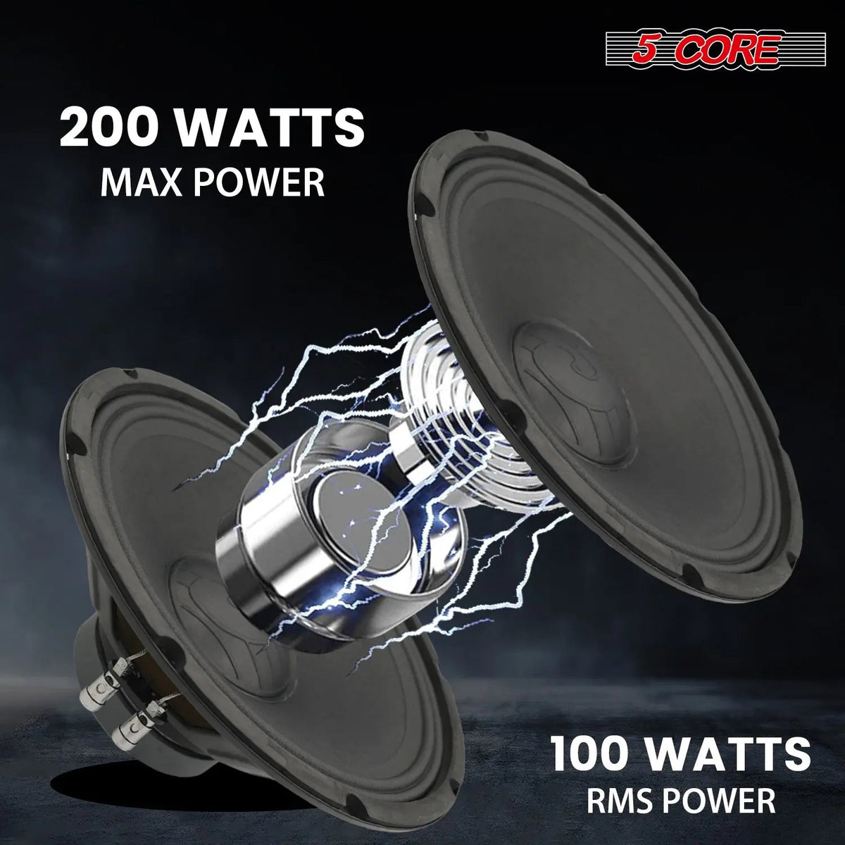 5 Core 12 Inch Speaker Car Audio 200W Powerful Replacement Component Driver 4Ohm Loudspeaker System - HONORABLE VETERANS SOLUTIONS