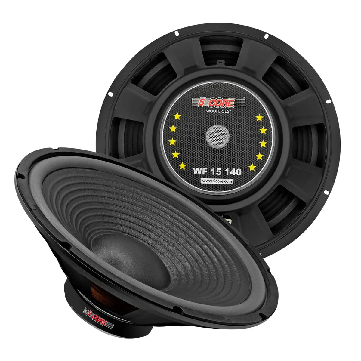 5 Core 15 Inch Guitar Speaker Replacement 450W 4 Ohm Low Distortion for Electric Guitar Amp Cabinet - HONORABLE VETERANS SOLUTIONS