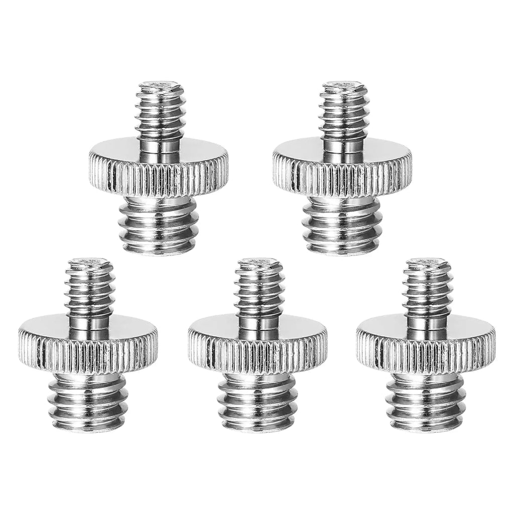 5 Core 3/8 to 1/4 Adapter 5Pcs Camera Mount Durable Tripod Screw Adapter for DSLR Monopod Microphone - HONORABLE VETERANS SOLUTIONS