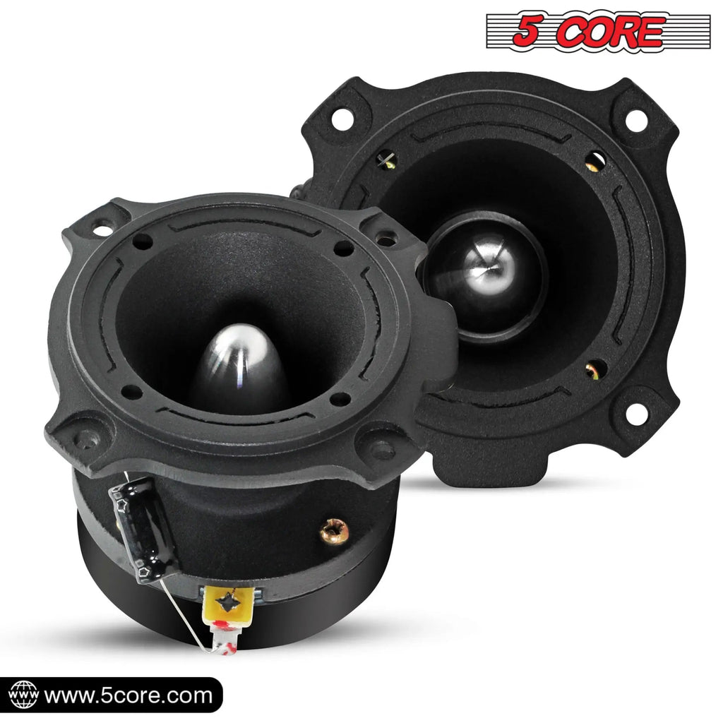 5 Core 6.5 Inch Midrange Door Speaker + Tweeter Combo 580W PMPO Subwoofer Audio 300W PMPO Tweeters - HONORABLE VETERANS SOLUTIONS