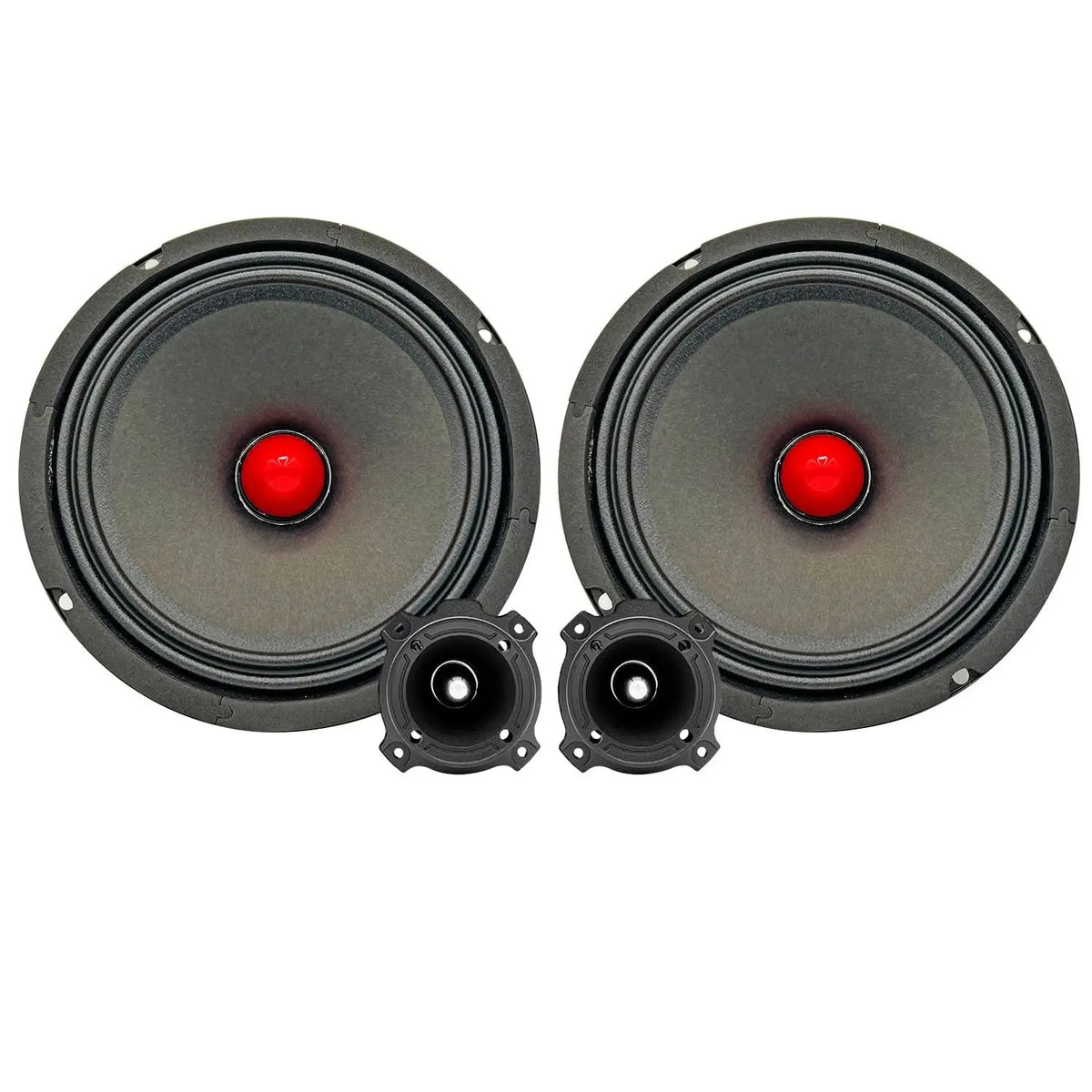 5 Core 6.5 Inch Midrange Door Speaker + Tweeter Combo 580W PMPO Subwoofer Audio 300W PMPO Tweeters - HONORABLE VETERANS SOLUTIONS