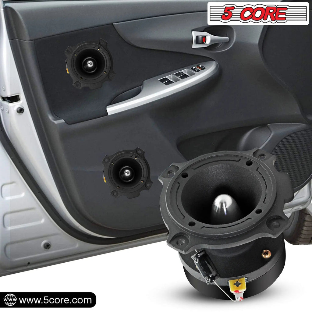 5 Core 6.5 Inch Midrange Door Speaker + Tweeter Combo 580W PMPO Subwoofer Audio 300W PMPO Tweeters - HONORABLE VETERANS SOLUTIONS