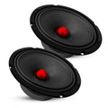 5 Core 8" Subwoofer Speaker Pair 500W Mid Range Car Audio Sub Woofer 4Ohm Bass Replacement Driver - HONORABLE VETERANS SOLUTIONS