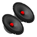 5 Core 8" Subwoofer Speaker Pair 500W Mid Range PA DJ Audio Sub Woofer 8Ohm Bass Replacement Driver - HONORABLE VETERANS SOLUTIONS