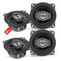 5 Core Car Audio 4 inch Coaxial Speakers 4Pcs 2 Way 250W 4Ohm Replacement Driver w Dome Tweeters - HONORABLE VETERANS SOLUTIONS