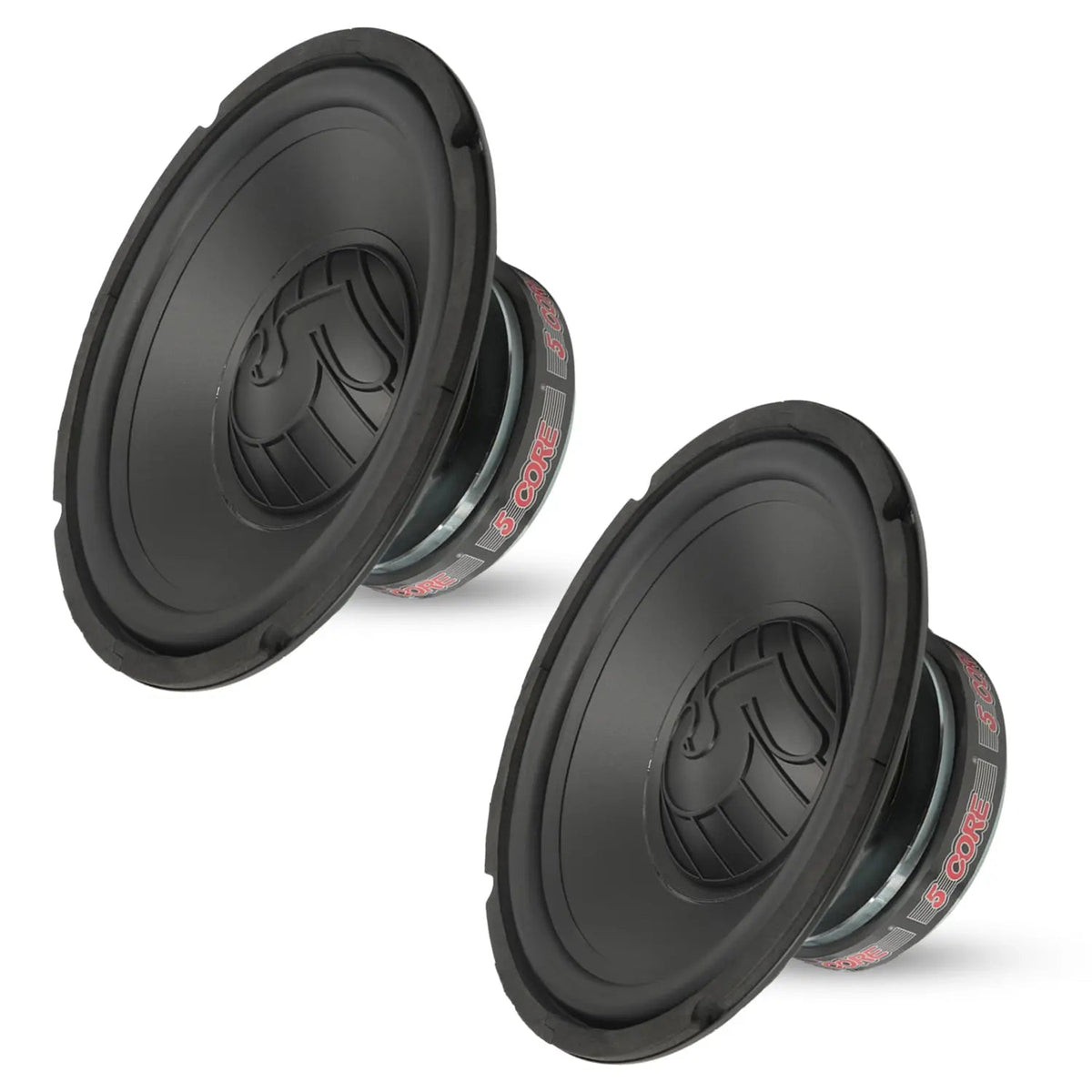 5 Core Car Subwoofer 2Pc 10" 1500W Pro Audio Deep Bass Component Sub Woofer 4Ohm Replacement Speaker - HONORABLE VETERANS SOLUTIONS