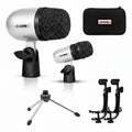 5 Core Conga Mic Snare Tom Set Professional XLR Cardioid Condenser Instrument Microphone Kit - HONORABLE VETERANS SOLUTIONS