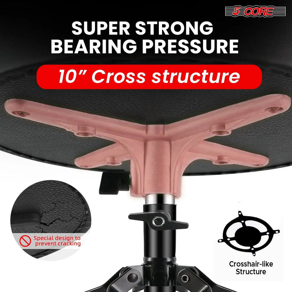 5 Core Drum Throne 3" Padded Drum Seat Height Adjustable Drumming Chair for Practice and Performance - HONORABLE VETERANS SOLUTIONS