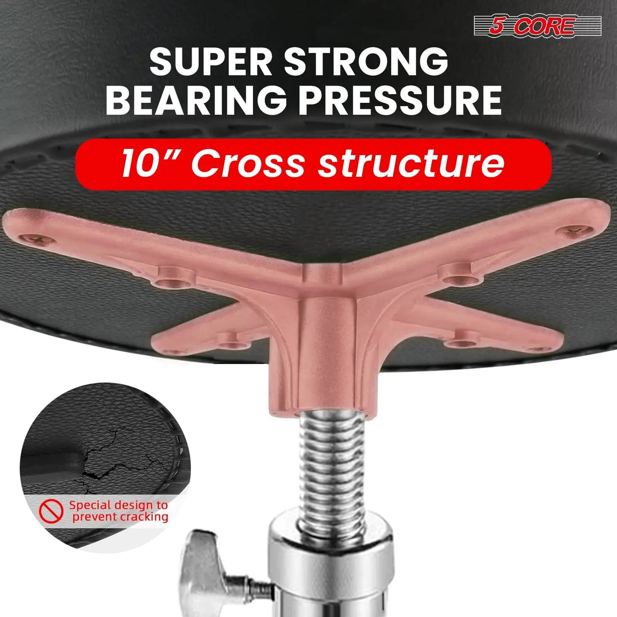 5 Core Drum Throne 4" Padded Saddle Seat Heavy Duty Adjustable Drumming Chair - HONORABLE VETERANS SOLUTIONS