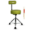 5 Core Drum Throne w Backrest 4" Padded Stool Airlift Adjustable Drummer Chair - HONORABLE VETERANS SOLUTIONS