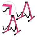 5 Core Guitar Stand 2PC A Frame w Soft Foam Arm Non Slip Rubber for Acoustic Electric Bass - HONORABLE VETERANS SOLUTIONS