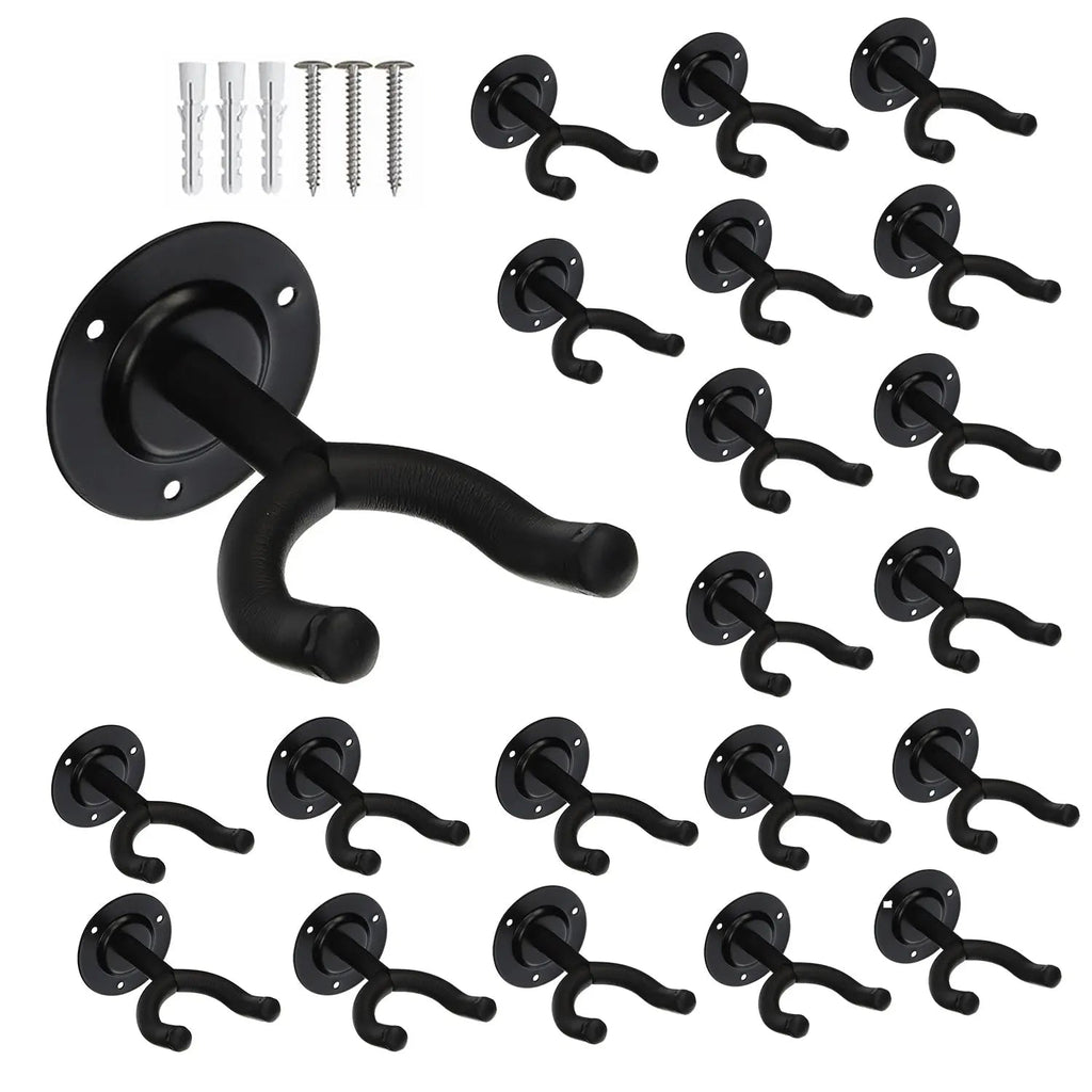 5 Core Guitar Wall Mount 3Pc Wall Mount for Classical Electric Acoustic Bass Guitars for Home Studio - HONORABLE VETERANS SOLUTIONS