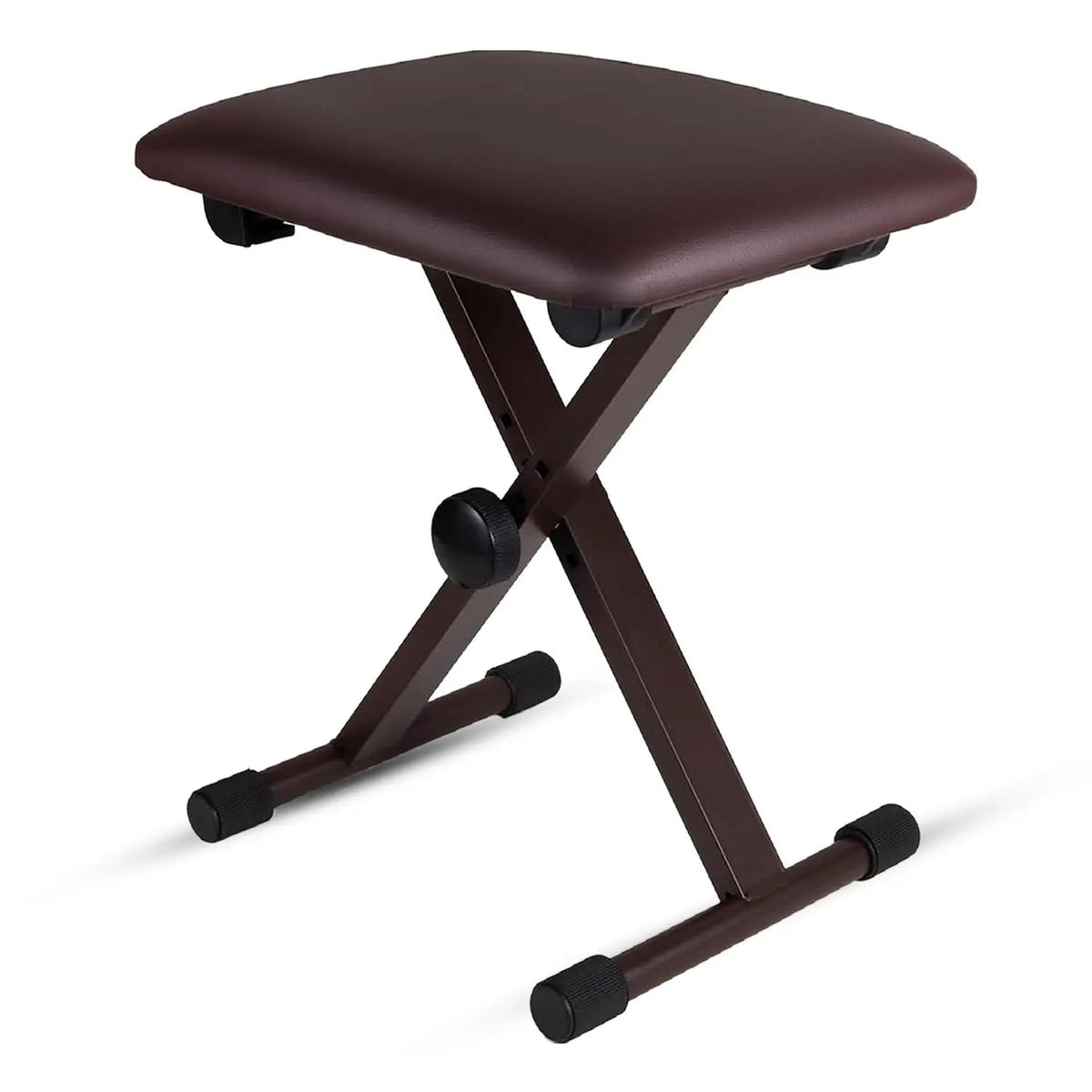 5 Core Keyboard Bench 2 Inch Padded Cushioned Piano Stool Height Adjustable 19" Guitar Seat Portable - HONORABLE VETERANS SOLUTIONS