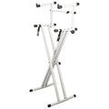 5 Core Keyboard Stand 2 Tier Doubled X Shape Adjustable Heavy Duty Key Board DJ Controller Stands - HONORABLE VETERANS SOLUTIONS