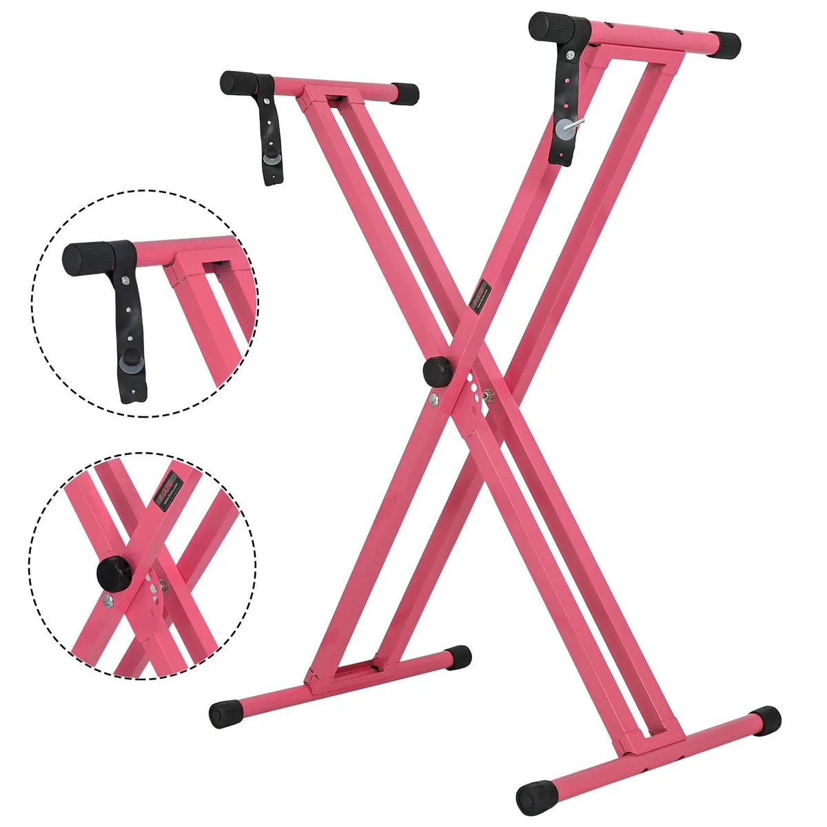 5 Core Keyboard Stand Dual X Shape Adjustable Foldable Portable Key Board DJ Controller Stands - HONORABLE VETERANS SOLUTIONS
