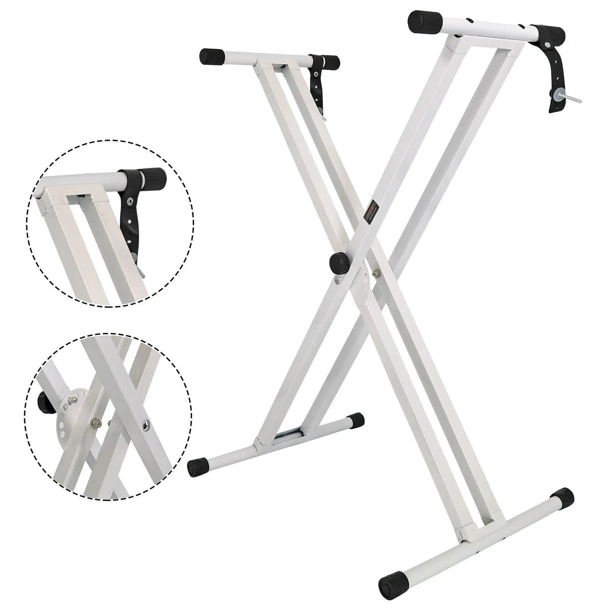 5 Core Keyboard Stand Dual X Shape Adjustable Foldable Portable Key Board DJ Controller Stands - HONORABLE VETERANS SOLUTIONS