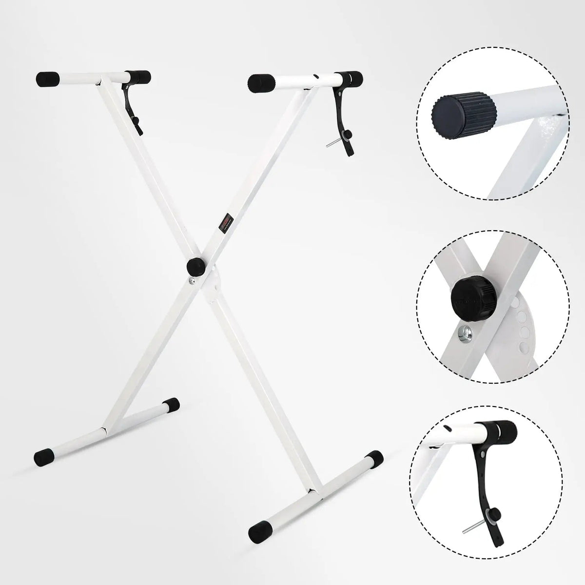 5 Core Keyboard Stand X Shape Height Adjustable Foldable Portable Key Board DJ Controller Stands - HONORABLE VETERANS SOLUTIONS