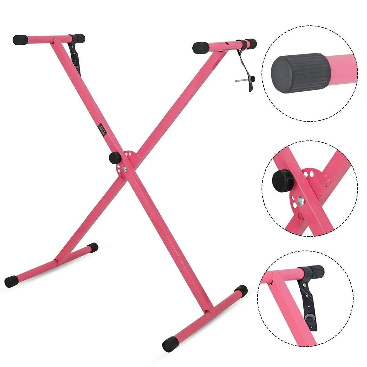 5 Core Keyboard Stand X Shape Height Adjustable Foldable Portable Key Board DJ Controller Stands - HONORABLE VETERANS SOLUTIONS