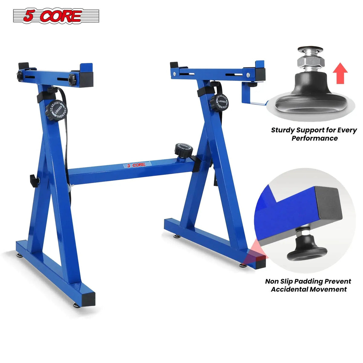 5 Core Keyboard Stand Z Shape Adjustable Foldable Heavy Duty Key Board Piano DJ Controller Stands - HONORABLE VETERANS SOLUTIONS