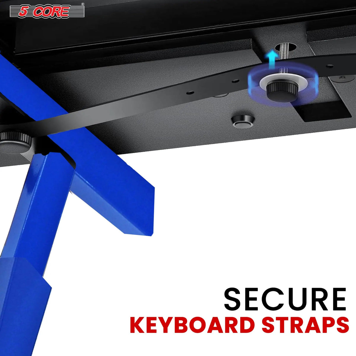 5 Core Keyboard Stand Z Shape Adjustable Foldable Heavy Duty Key Board Piano DJ Controller Stands - HONORABLE VETERANS SOLUTIONS