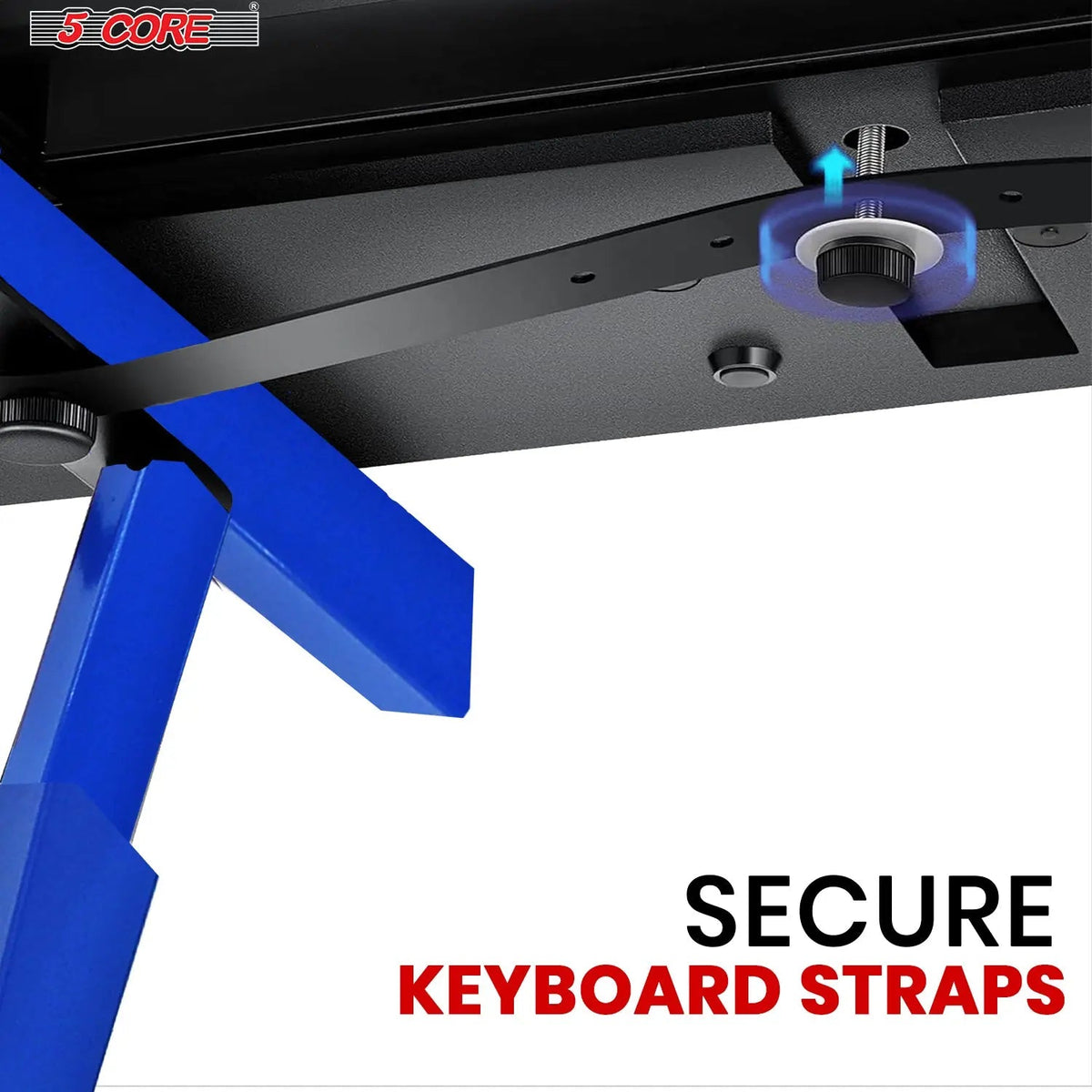 5 Core Keyboard Stand Z Shape Adjustable Foldable Heavy Duty Key Board Piano DJ Controller Stands - HONORABLE VETERANS SOLUTIONS