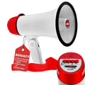 5 Core Megaphone 30W Bull Horn PA Speaker w 800 Yards Range Loud Siren Voice Amplifier Portable - HONORABLE VETERANS SOLUTIONS