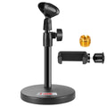 5 Core Mic Stand 3 in 1 Desktop Microphone Stands Adjustable Table Microfono Holder w Phone Clamp - HONORABLE VETERANS SOLUTIONS