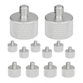 5 Core Mic Stand Adapter 12 Pieces 3/8 Male to 5/8 Female Screw Thread Conversion Connector - HONORABLE VETERANS SOLUTIONS