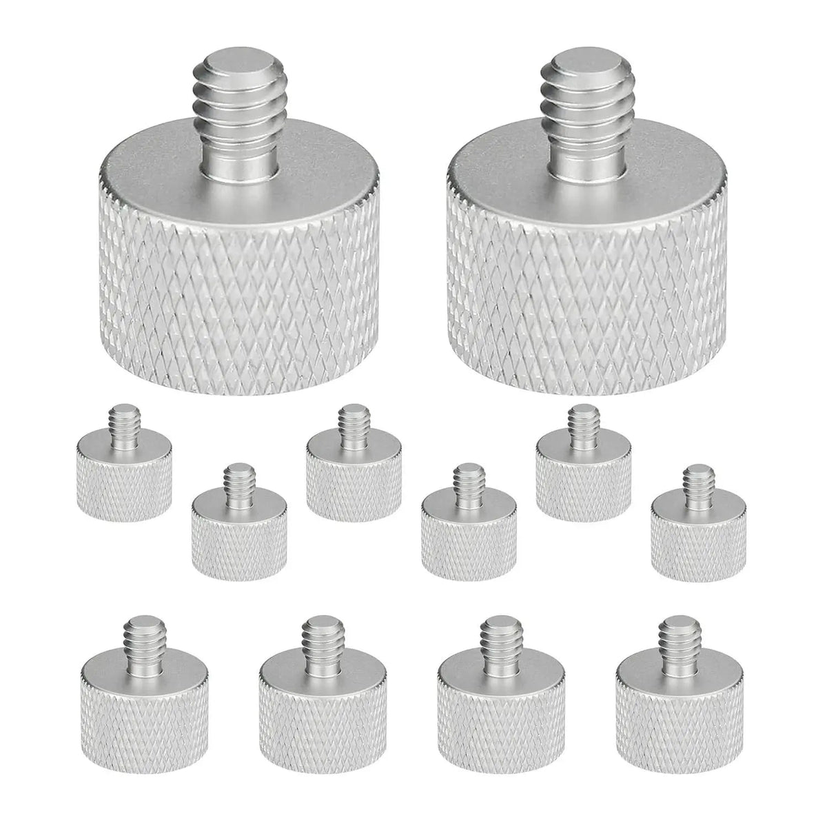 5 Core Mic Stand Adapter 12 Pieces 3/8 Male to 5/8 Female Screw Thread Conversion Connector - HONORABLE VETERANS SOLUTIONS