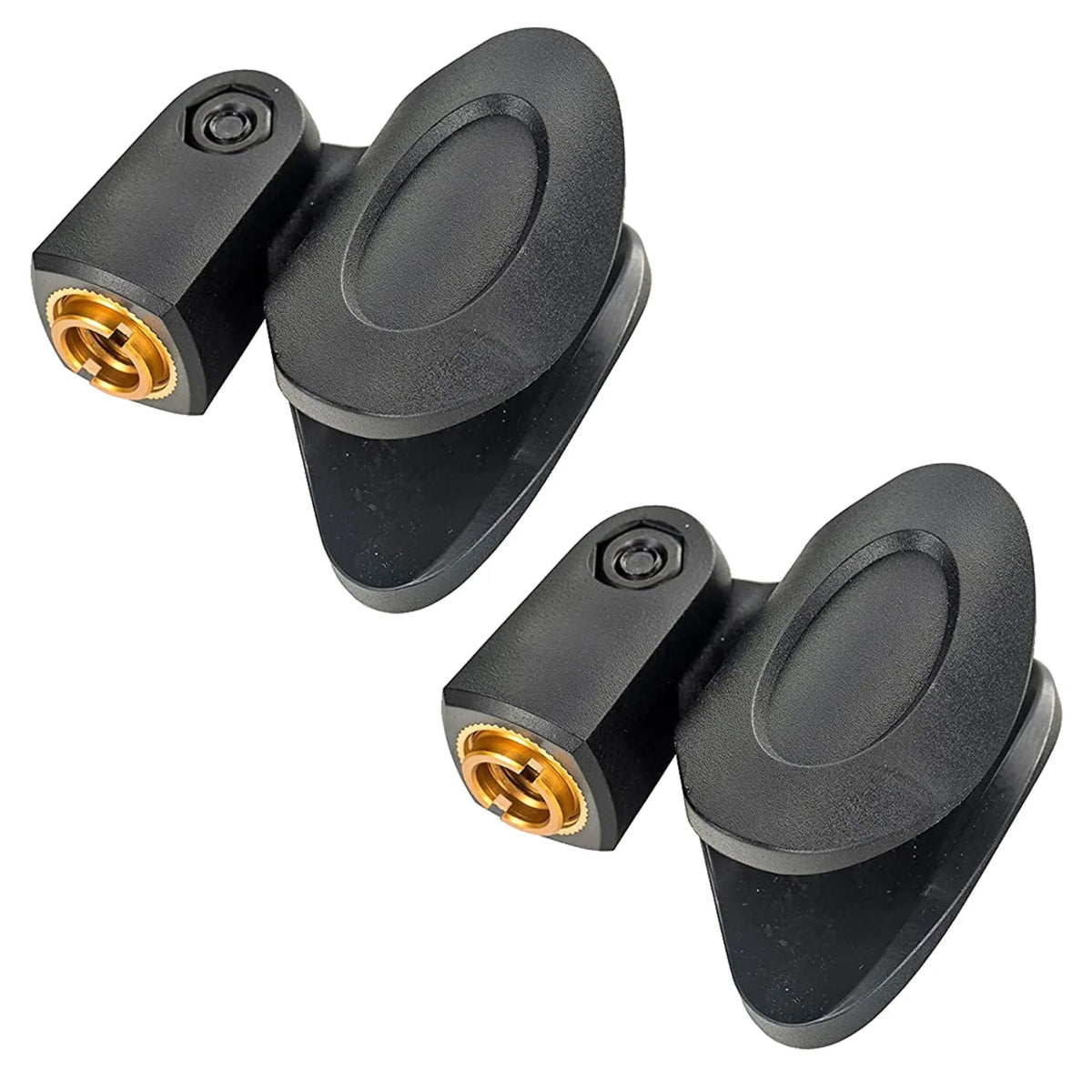 5 Core Microphone Clip Holder 2 Pieces with Screw Adapters 5/8 to 3/8 Inch - HONORABLE VETERANS SOLUTIONS