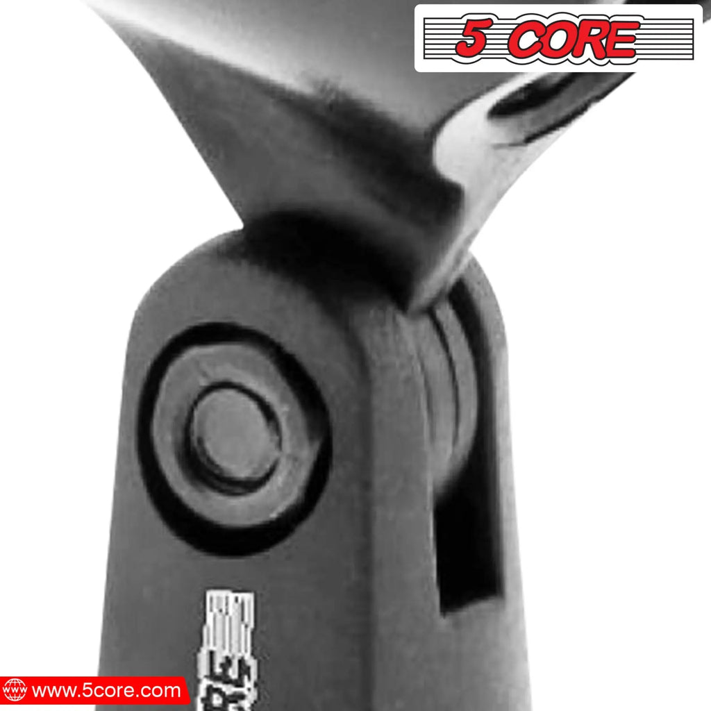 5 Core Microphone Clip Holder 4 Pieces with Screw Adapters 5/8 to 3/8 Inch - HONORABLE VETERANS SOLUTIONS