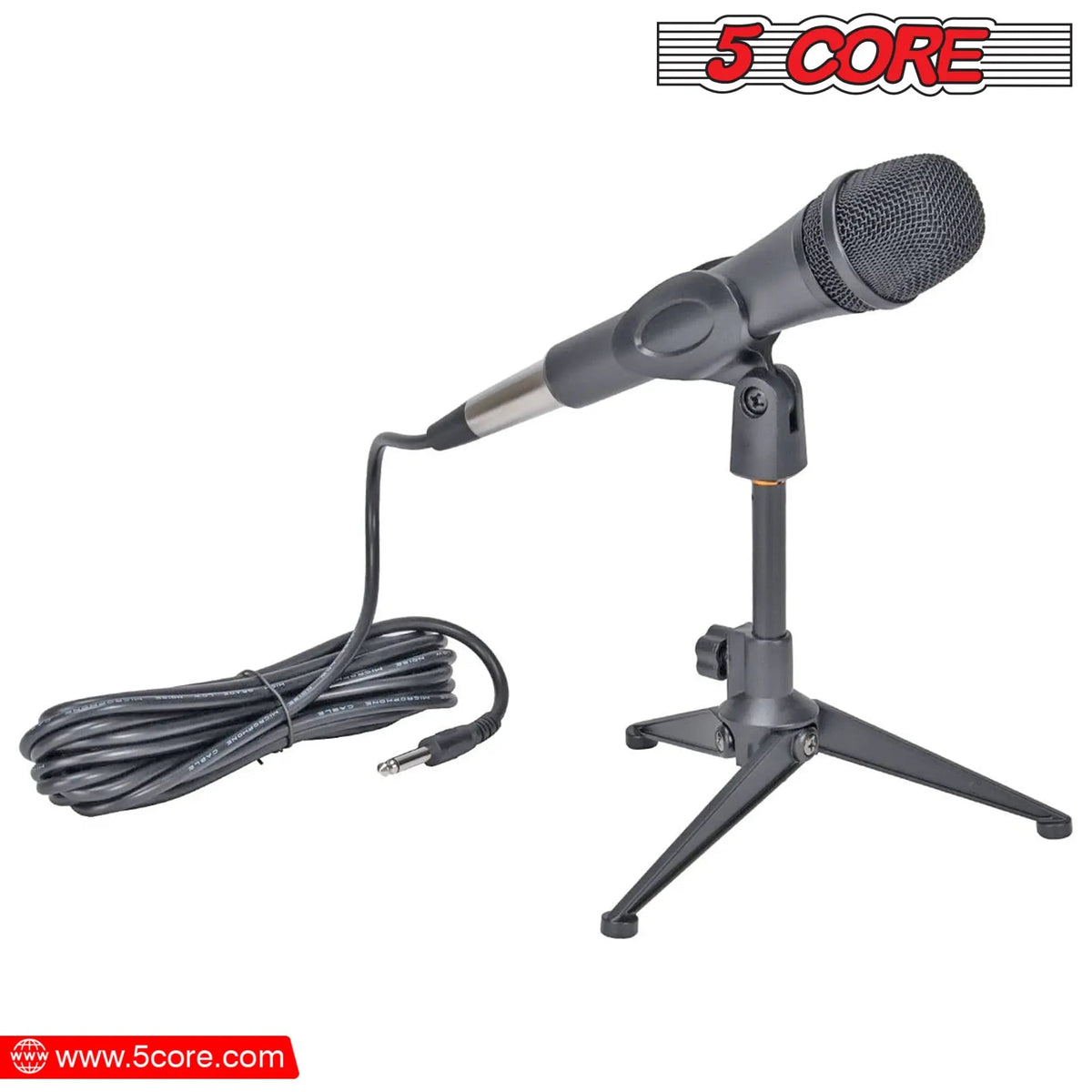 5 Core Microphone Clip Holder 6 Pieces with Screw Adapters 5/8 to 3/8 Inch - HONORABLE VETERANS SOLUTIONS