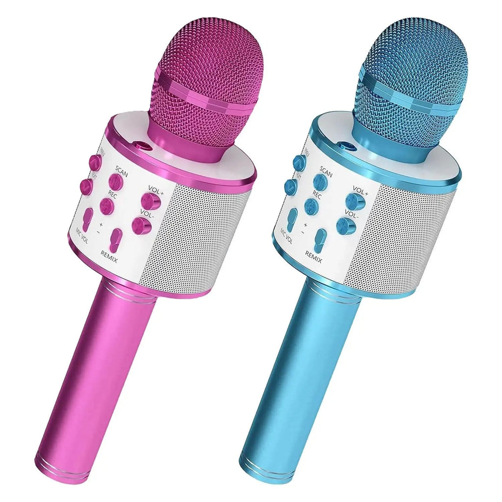 5 Core Microphone Wireless Karaoke Mic With Speaker 3 in 1 Portable Bluetooth Microfono Inalambrico - HONORABLE VETERANS SOLUTIONS