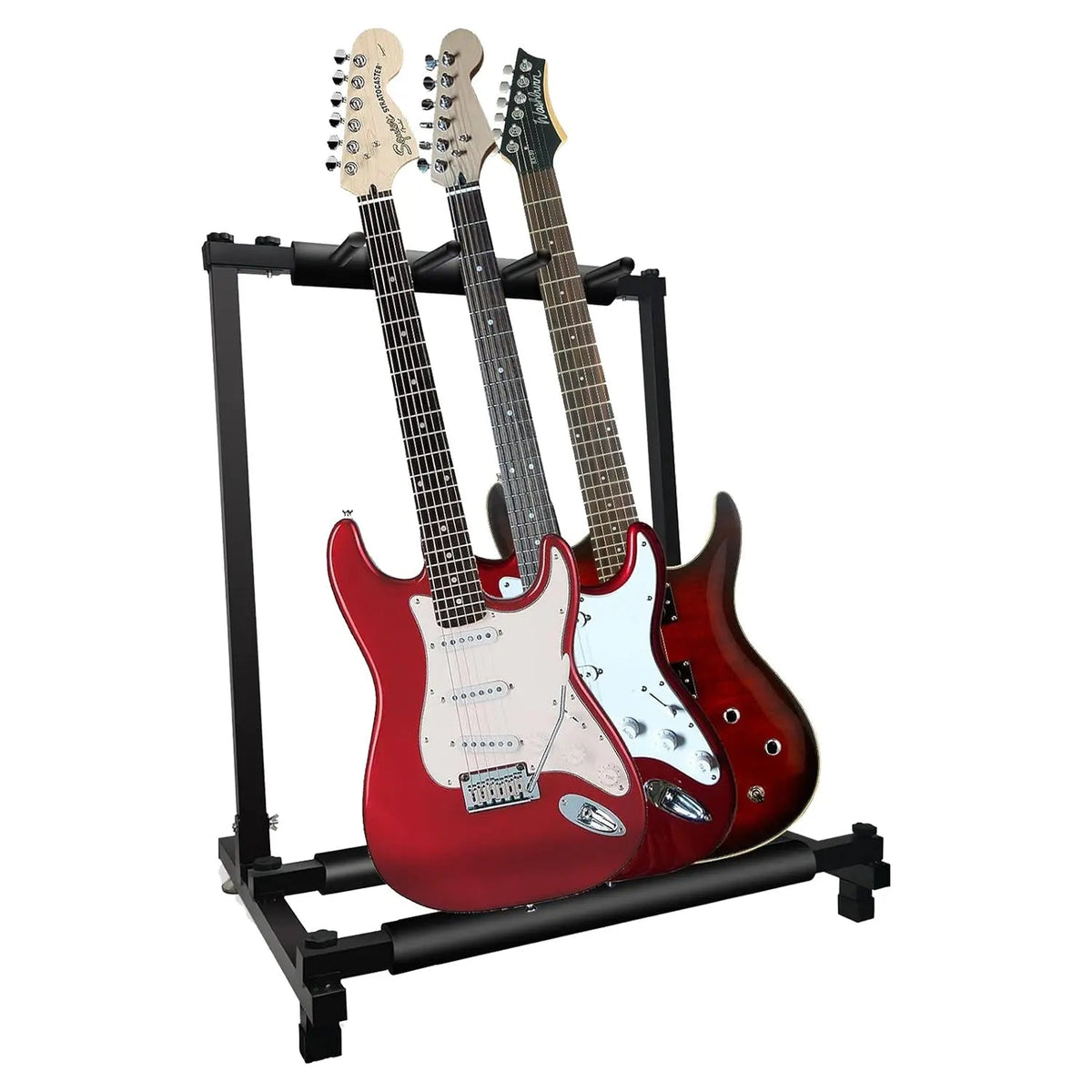 5 Core Multi Guitar Rack Stand Floor 3 Slot Adjustable Flying V Guitars Holder - HONORABLE VETERANS SOLUTIONS