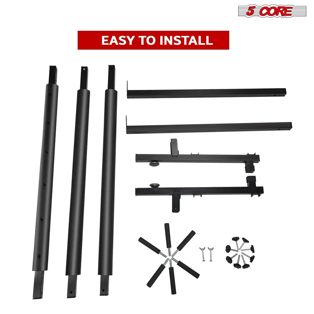 5 Core Multi Guitar Rack Stand Floor 5 Slot Adjustable Flying V Guitars Holder - HONORABLE VETERANS SOLUTIONS