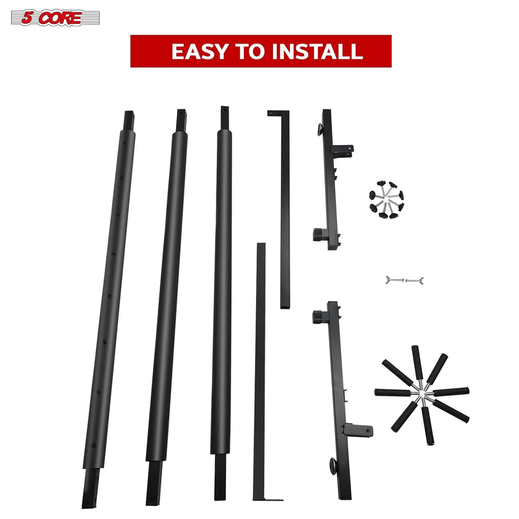 5 Core Multi Guitar Rack Stand Floor 7 Slot Adjustable Flying V Guitars Holder - HONORABLE VETERANS SOLUTIONS