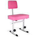 5 Core Piano Bench 3" Padded Cushioned Stool w Backrest Heavy Duty Musician Chair Height Adjustable - HONORABLE VETERANS SOLUTIONS