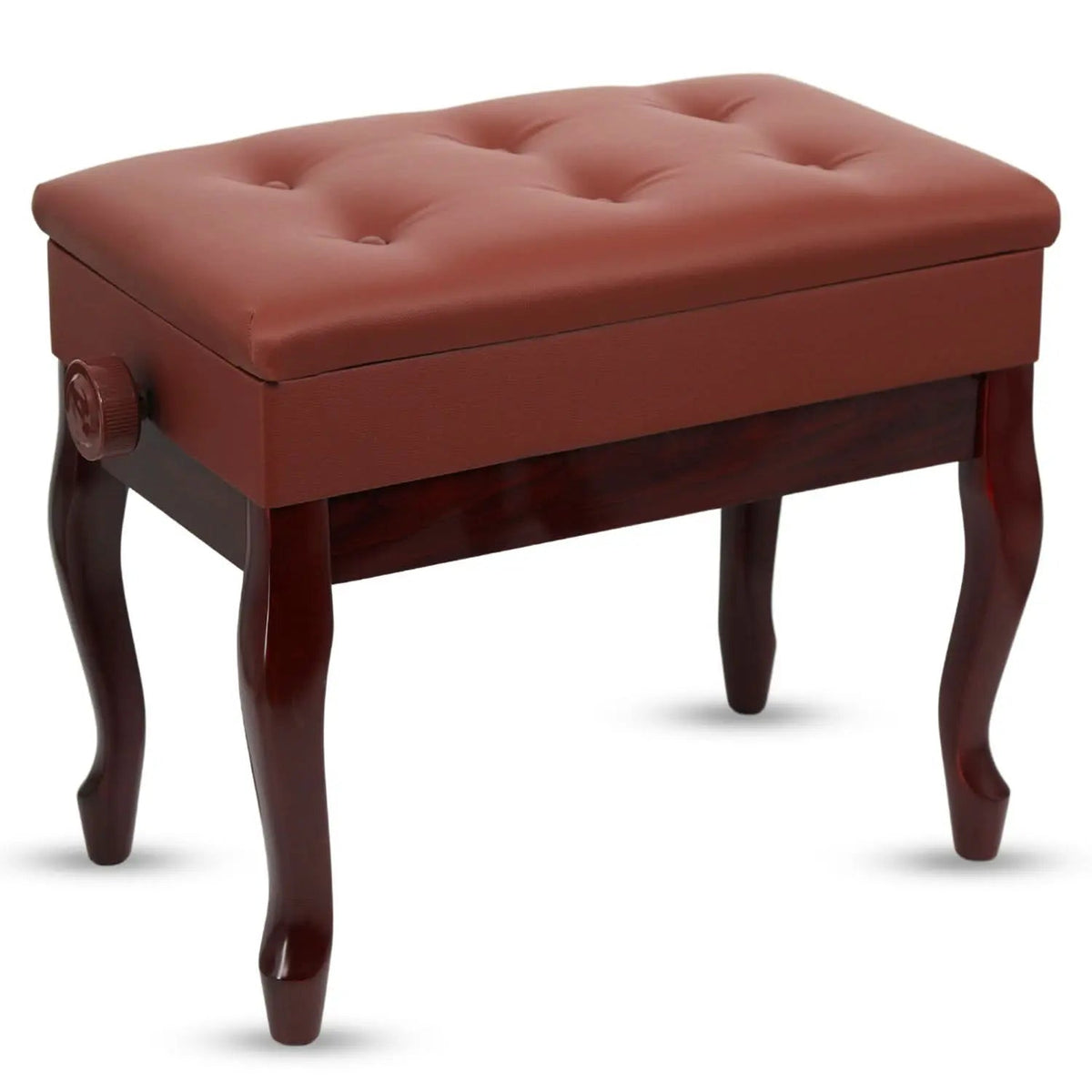 5 Core Piano Bench 3" Padded Cushioned Stool Wooden Heavy Duty Adjustable Musician Chair w Storage - HONORABLE VETERANS SOLUTIONS