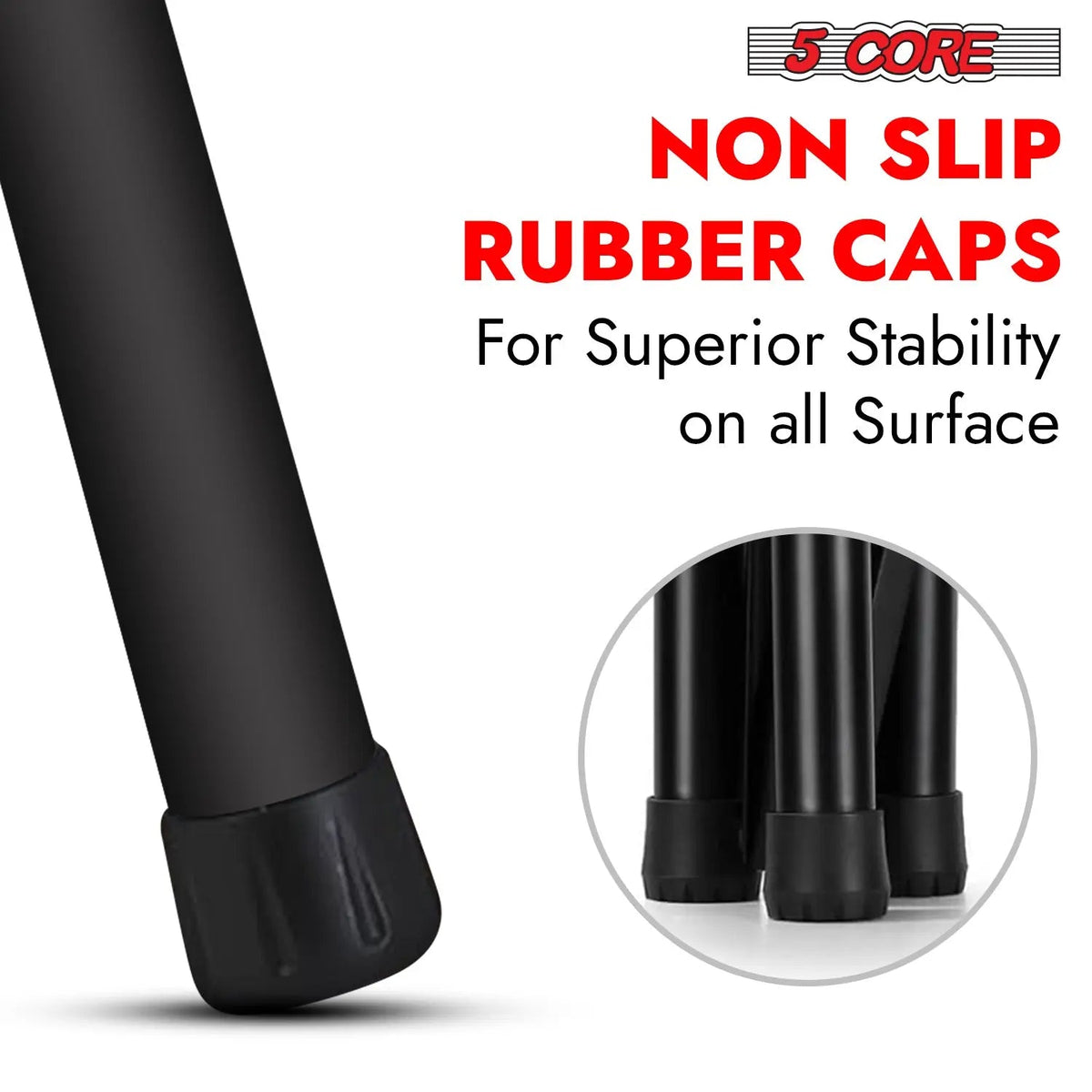 5 Core Speaker Stand Tripod Heavy Duty Adjustable 72" Universal Mount for PA DJ Studio - HONORABLE VETERANS SOLUTIONS