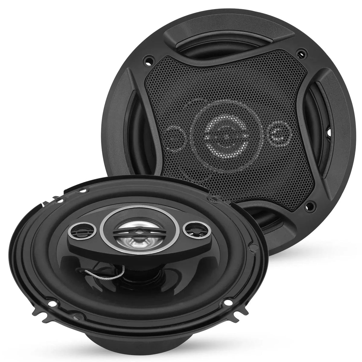 5Core Coaxial Car Door Speakers 6” Pair 500W 4Ohm 2 Way Component Subwoofer Audio w Super Tweeter - HONORABLE VETERANS SOLUTIONS