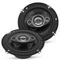 5Core Coaxial Car Door Speakers 6” Pair 500W 4Ohm 2 Way Component Subwoofer Audio w Super Tweeter - HONORABLE VETERANS SOLUTIONS