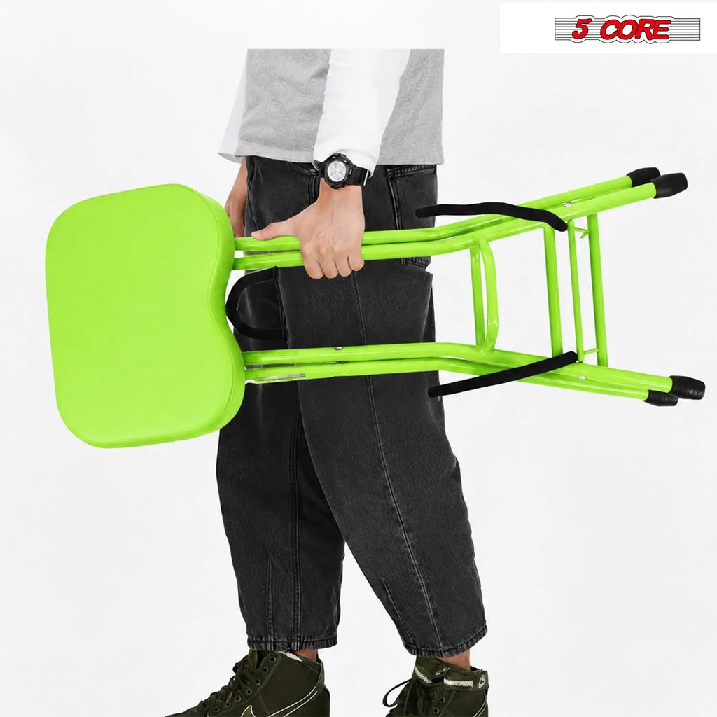 5Core Guitar Stool 3.15" Padded Chair Foldable Heavy Duty Music Seat Built in Foot Rest Guitar Stand - HONORABLE VETERANS SOLUTIONS