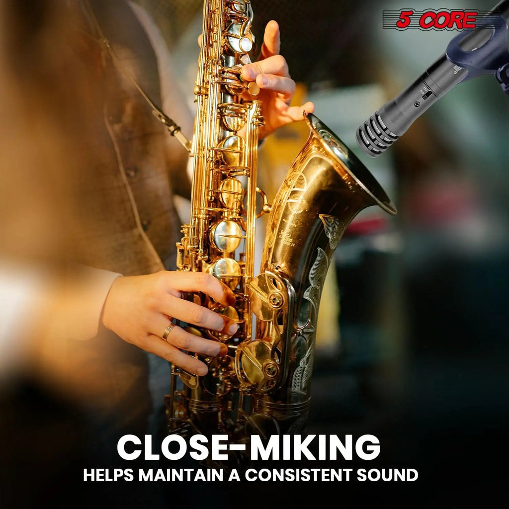 5Core Instrument Microphone Professional XLR Cardioid Pencil Stick Condenser Mic - HONORABLE VETERANS SOLUTIONS