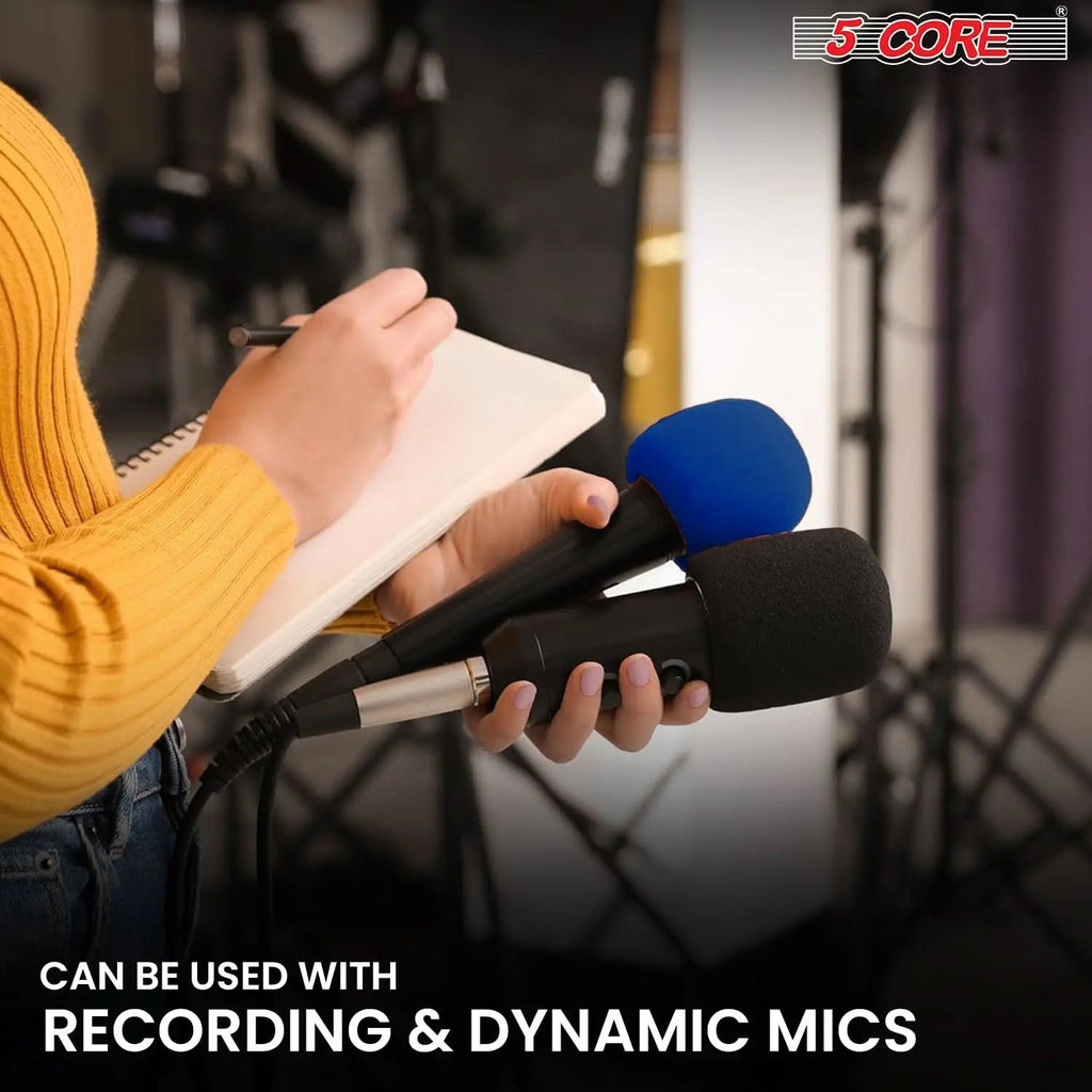 5Core Microphone Cover Soft Foam Mic Windscreen Windproof Sponge for Handheld Mic - HONORABLE VETERANS SOLUTIONS