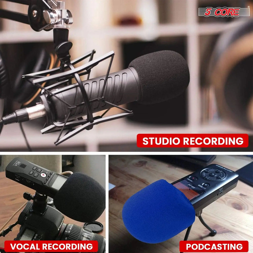 5Core Microphone Cover Soft Foam Mic Windscreen Windproof Sponge for Handheld Mic - HONORABLE VETERANS SOLUTIONS