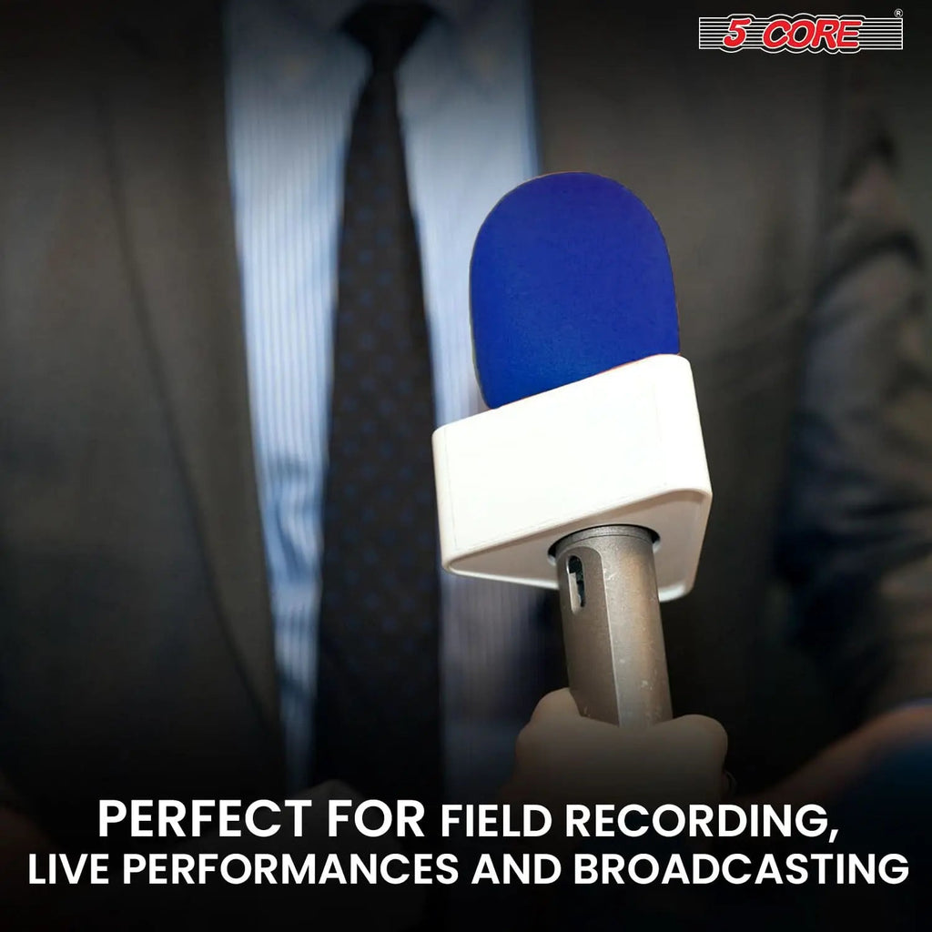 5Core Microphone Cover Soft Foam Mic Windscreen Windproof Sponge for Handheld Mic - HONORABLE VETERANS SOLUTIONS