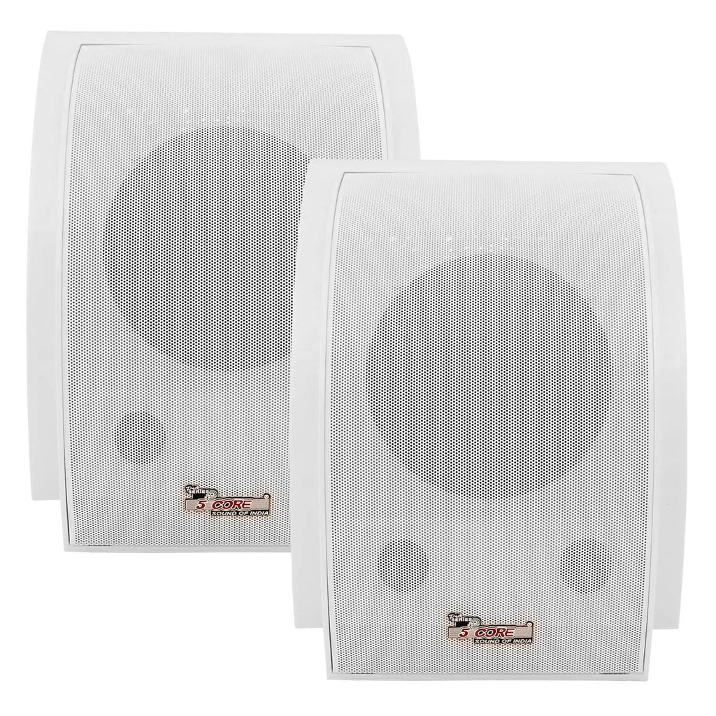 5Core Wall Speakers Stereo Outdoor Indoor 100W Home Audio System - HONORABLE VETERANS SOLUTIONS